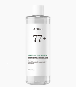 Rahustav näotoonik Anua Heartleaf 77% Soothing Toner, 250ml