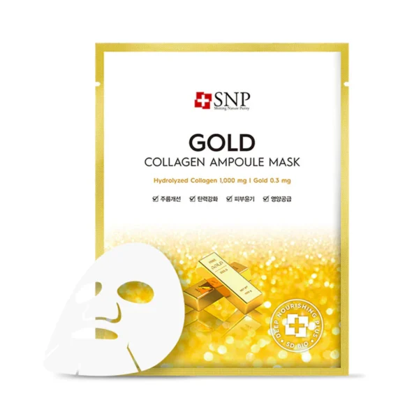 SNP-Gold-Collagen-Ampoule-Mask Idakorea