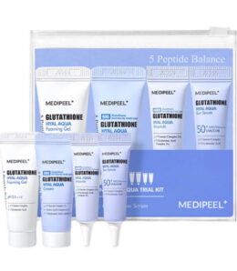 Hydrating Mini Kit MEDIPEEL Glutathione Hyal Aqua Trial Kit EXP 27.08.2025
