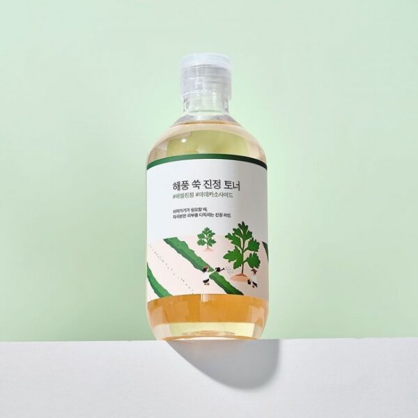 round lab mugwort calming toner-idakorea
