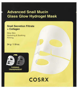 Hüdrogeelmask teolimaga Cosrx Advanced Snail Mucin Glass Glow Hydrogel Mask
