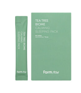 Öine näomask teepuuõliga FarmStay Tea Tree Biome Calming Sleeping Pack, 4ml