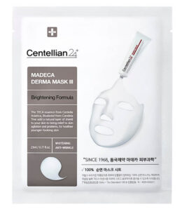 Intensiivselt jumet ühtlustav kangasmask Centellian24 Madeca Derma Mask III Brightening Formula