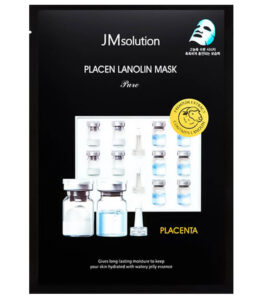 Platsenta ja lanoliiniga kangasmask JMsolution Placen Lanolin Mask Pure
