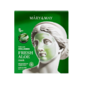 mary&may vegan collagen fresh aloe mask1-idakorea