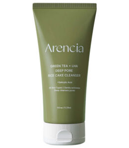 Hapetega puhastusvaht Arencia Green Tea + LHA Deep Pore Rice Cake Cleanser, 150ml