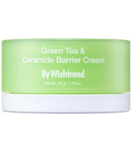Taastav kreem rohelise tee ja keramiididega By Wishtrend Green Tea & Ceramide Barrier Cream, 50g