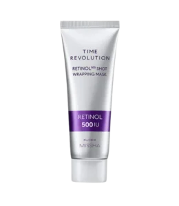 Kilemask Missha Time Revolution Retinol 500 Shot Wrapping Mask, 80g