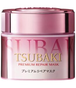 Intensiivselt taastav juuksemask roosa kameeliaga Shiseido Tsubaki Premium Repair Hair Mask Pink Camellia, 180 g